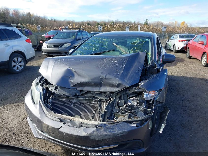 2014 Honda Civic Sedan VIN: 2HGFB2F42EH023813 Lot: 12144302