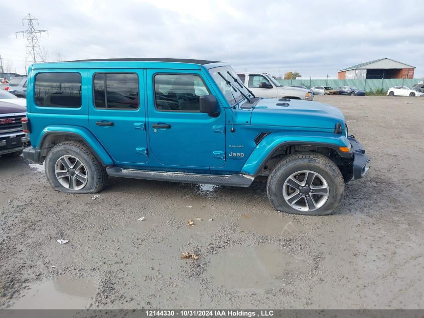 2020 Jeep Wrangler Unlimited Sahara VIN: 1C4HJXEG2LW134637 Lot: 12144330