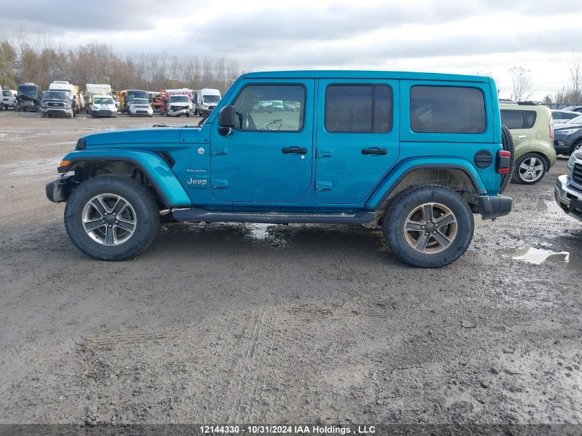 2020 Jeep Wrangler Unlimited Sahara VIN: 1C4HJXEG2LW134637 Lot: 12144330