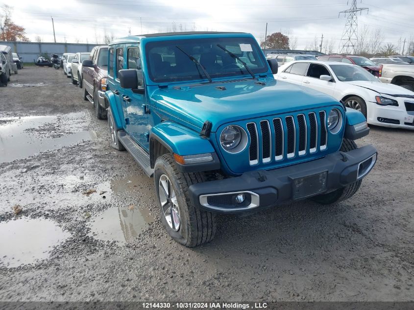 2020 Jeep Wrangler Unlimited Sahara VIN: 1C4HJXEG2LW134637 Lot: 12144330