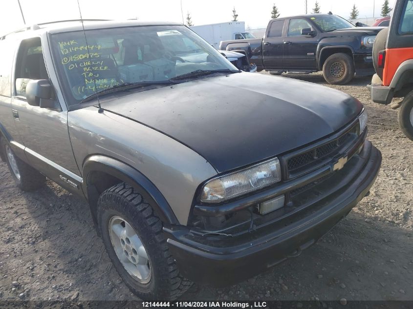 2001 Chevrolet Blazer VIN: 1GNCT18WX1K180975 Lot: 12144444