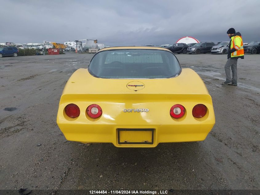 1981 Chevrolet Corvette VIN: 1G1AY8760BS419097 Lot: 12144454