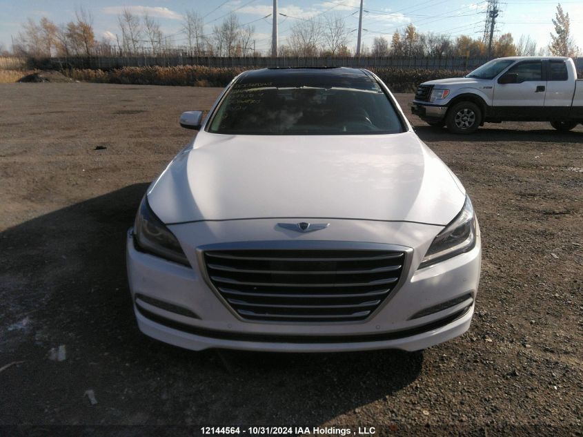 2015 Hyundai Genesis 3.8L VIN: KMHGN4JE9FU079750 Lot: 12144564