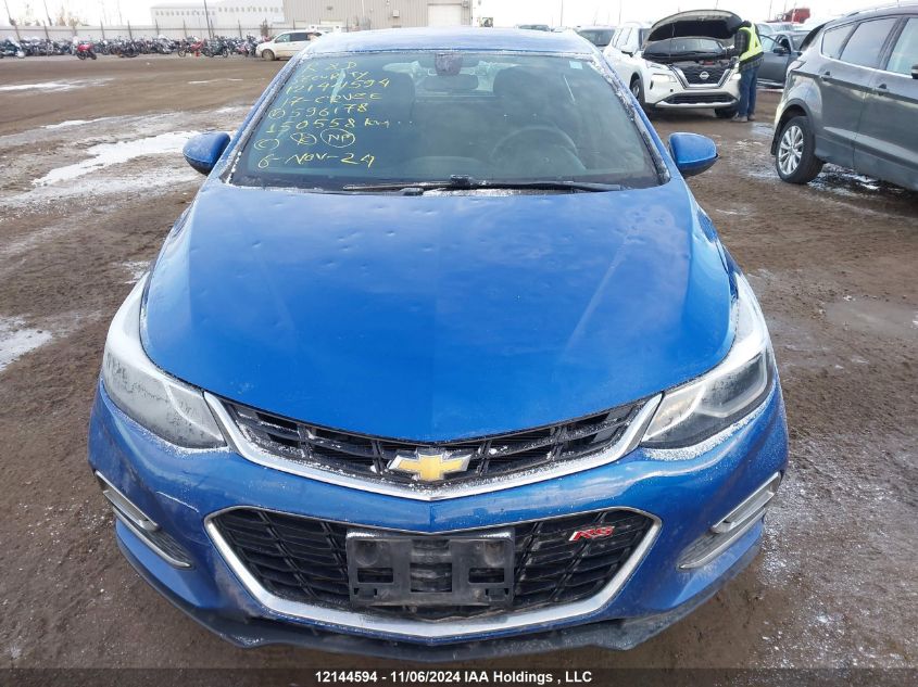 2017 Chevrolet Cruze VIN: 3G1BE6SM1HS596178 Lot: 12144594