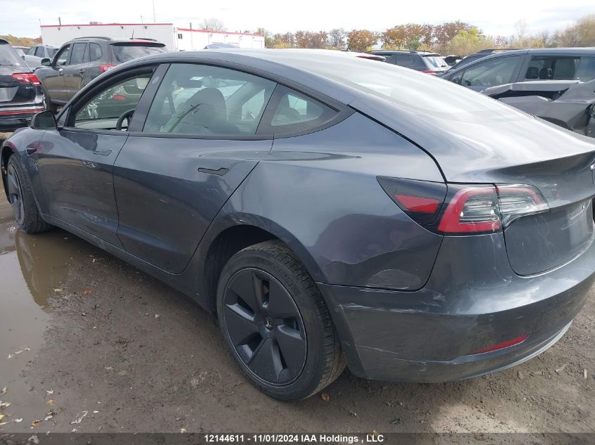 2022 Tesla Model 3 VIN: 5YJ3E1EA4NF258231 Lot: 12144611