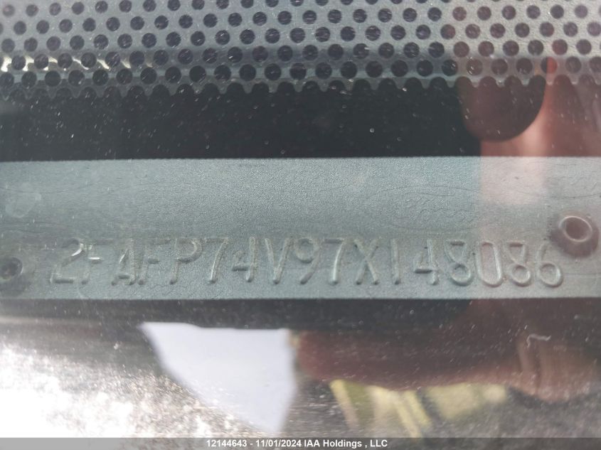 2007 Ford Crown Victoria Lx/Sport VIN: 2FAFP74V97X148086 Lot: 12144643