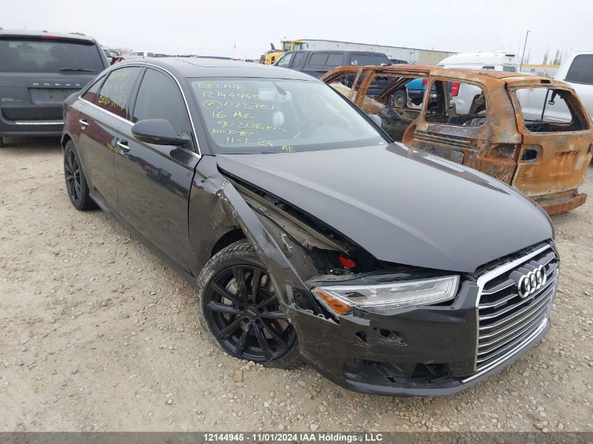 2016 Audi A6 VIN: WAUHMAFCXGN023701 Lot: 12144945