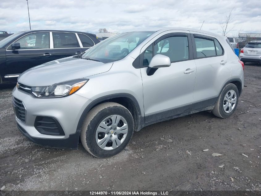 2017 Chevrolet Trax VIN: 3GNCJKSB8HL287680 Lot: 12144970