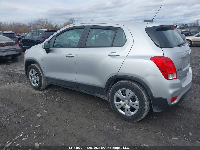 2017 Chevrolet Trax VIN: 3GNCJKSB8HL287680 Lot: 12144970