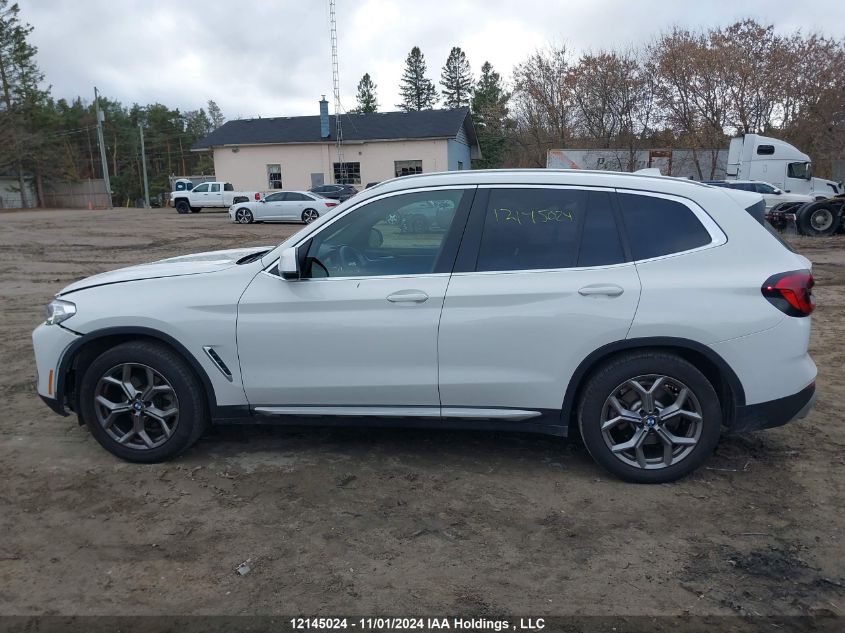 2024 BMW X3 VIN: 5UX53DP02R9U22871 Lot: 12145024