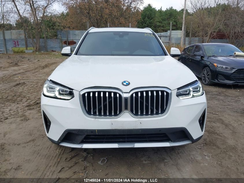 2024 BMW X3 VIN: 5UX53DP02R9U22871 Lot: 12145024