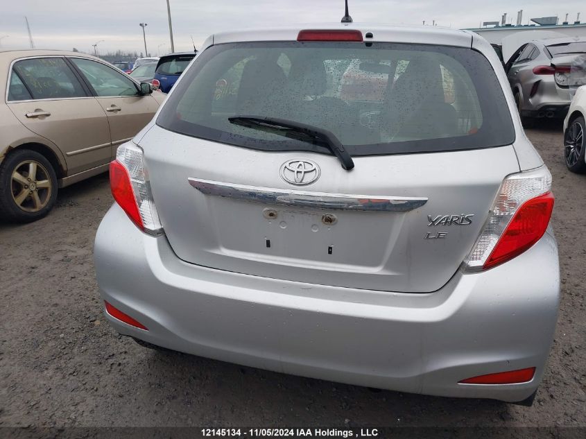 2012 Toyota Yaris VIN: JTDKTUD37CD521161 Lot: 12145134