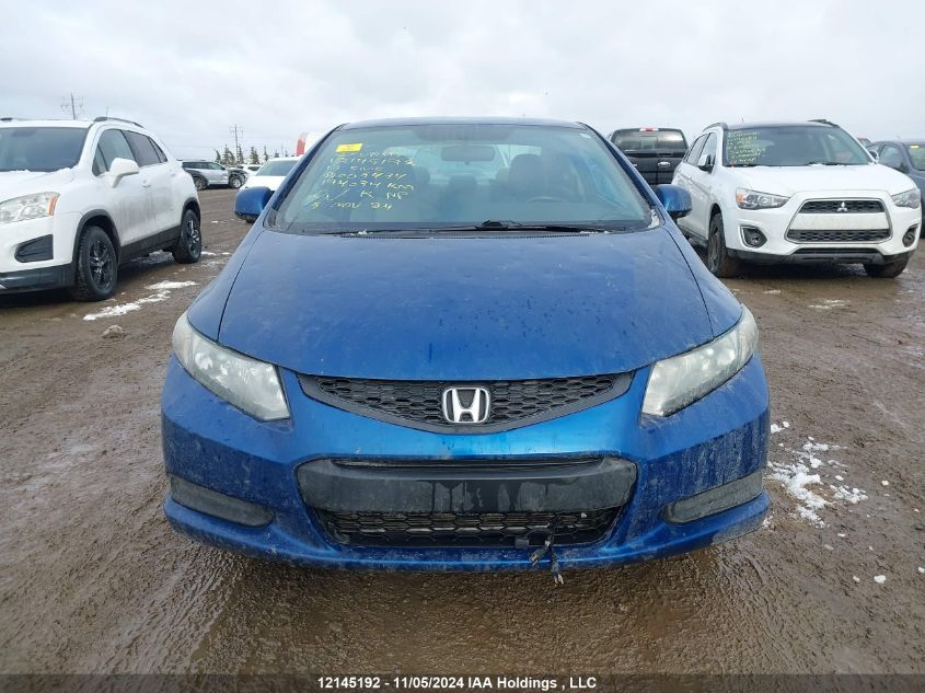 2013 Honda Civic Cpe VIN: 2HGFG3A47DH005434 Lot: 12145192