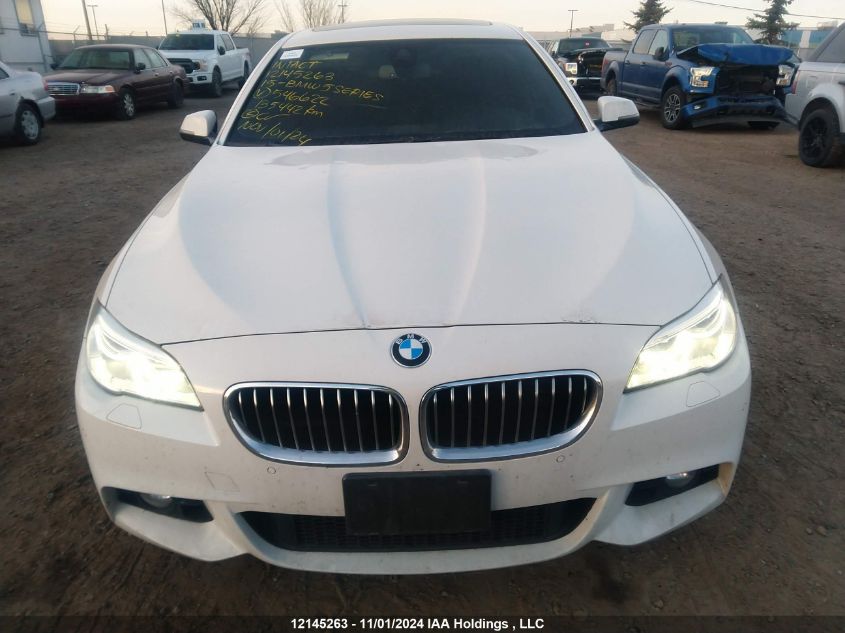 2015 BMW 535 Xi VIN: WBA5B3C51FD546622 Lot: 12145263