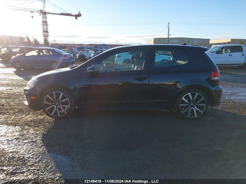 2012 Volkswagen Golf Gti VIN: WVWFV7AJ7CW092527 Lot: 12145419