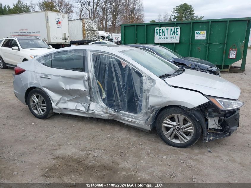 2019 Hyundai Elantra Sel/Value/Limited VIN: KMHD84LF5KU763091 Lot: 12145468