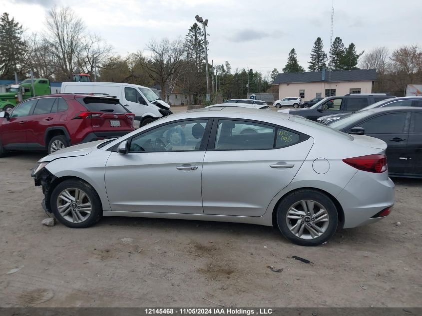 2019 Hyundai Elantra Sel/Value/Limited VIN: KMHD84LF5KU763091 Lot: 12145468