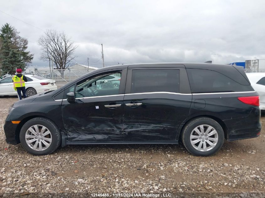 2019 Honda Odyssey VIN: 5FNRL6H28KB512052 Lot: 12145485