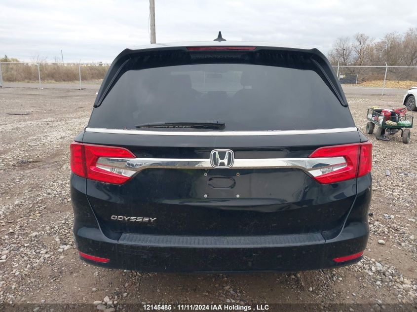 2019 Honda Odyssey VIN: 5FNRL6H28KB512052 Lot: 12145485