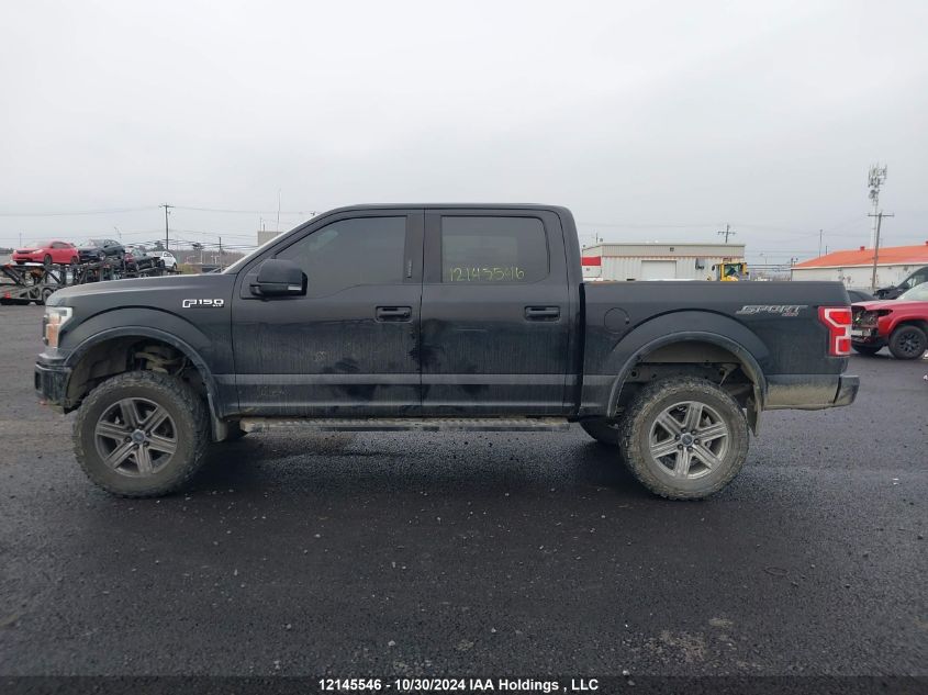 2019 Ford F150 Supercrew VIN: 1FTEW1E54KFB86799 Lot: 12145546