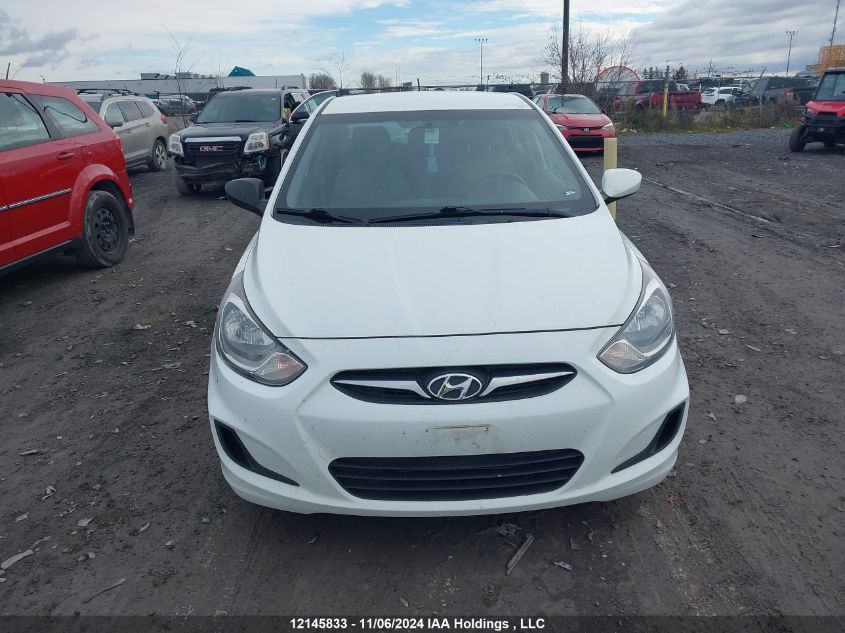 2014 Hyundai Accent Gls/Gs VIN: KMHCT4AE2EU606806 Lot: 12145833