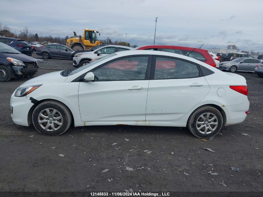 2014 Hyundai Accent Gls/Gs VIN: KMHCT4AE2EU606806 Lot: 12145833