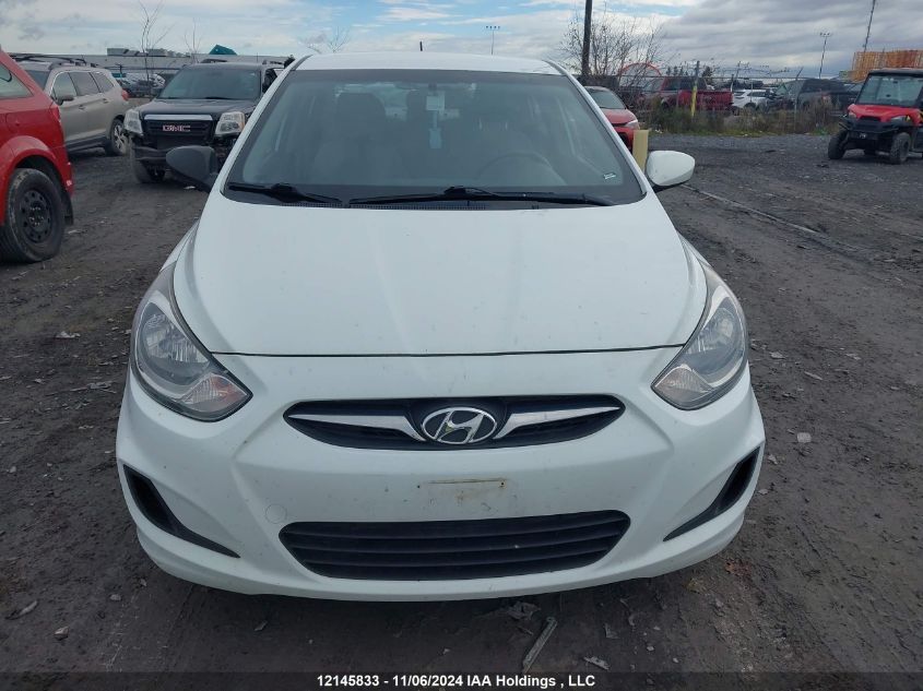 2014 Hyundai Accent Gls/Gs VIN: KMHCT4AE2EU606806 Lot: 12145833