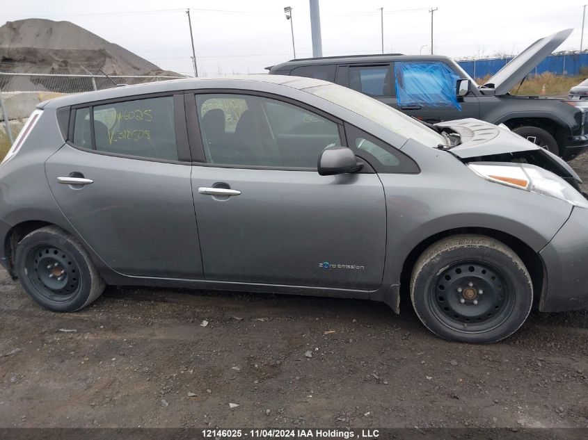 2015 Nissan Leaf S/Sv/Sl VIN: 1N4AZ0CP2FC318508 Lot: 12146025