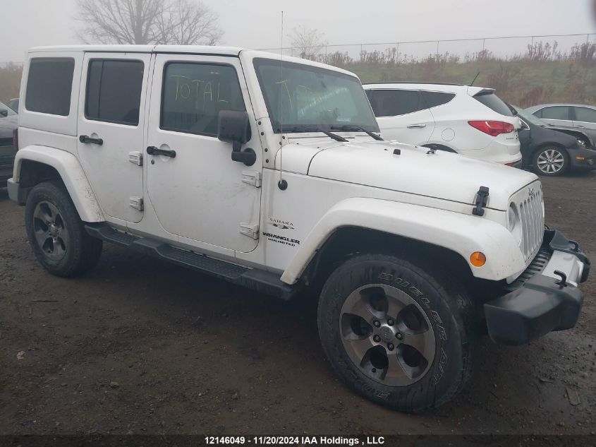 2017 Jeep Wrangler Unlimited Sahara VIN: 1C4BJWEGXHL615860 Lot: 12146049