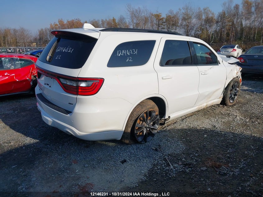 1C4RDJDG1NC225235 Dodge Durango Gt 2022