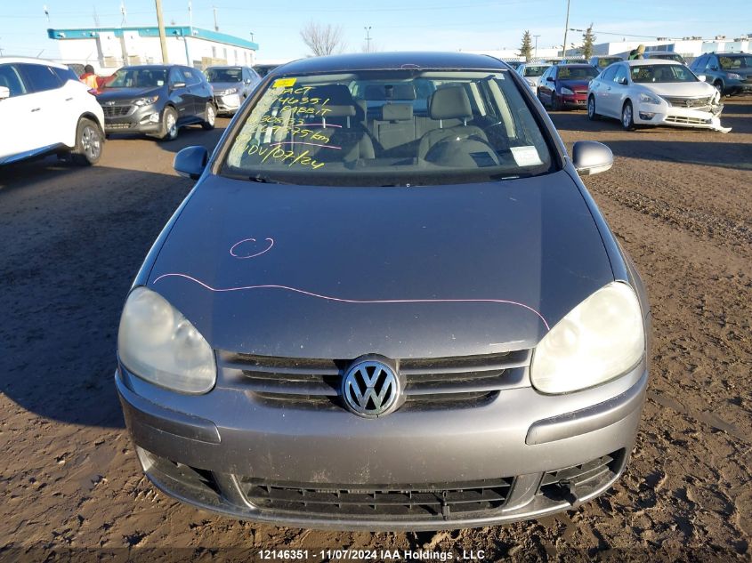 2008 Volkswagen Rabbit VIN: WVWCA71K78W308133 Lot: 12146351