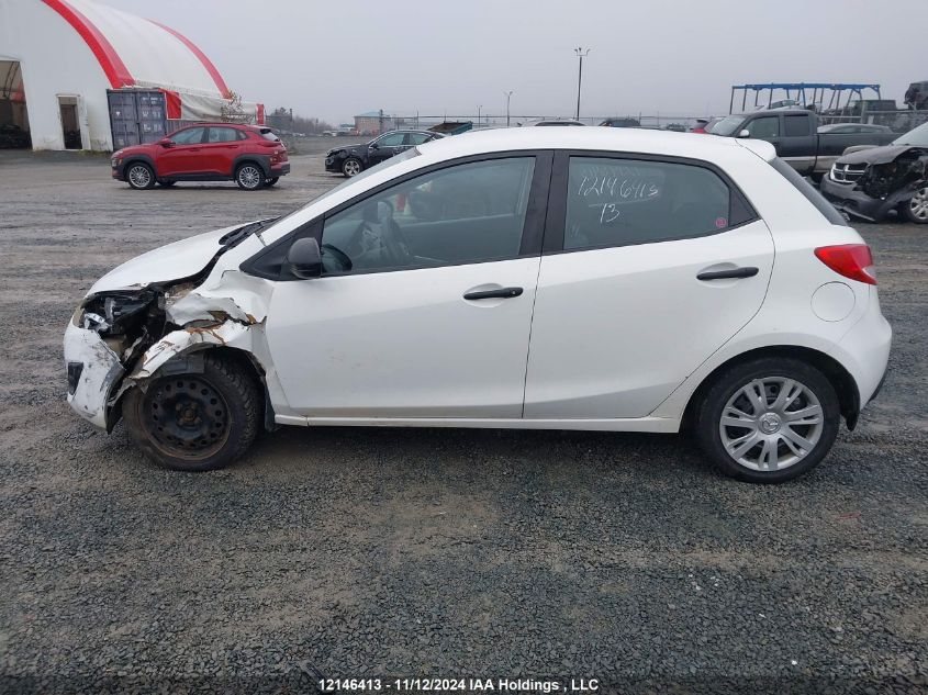 2013 Mazda Mazda2 VIN: JM1DE1KY2D0168966 Lot: 12146413