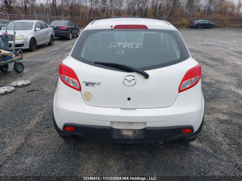 2013 Mazda Mazda2 VIN: JM1DE1KY2D0168966 Lot: 12146413