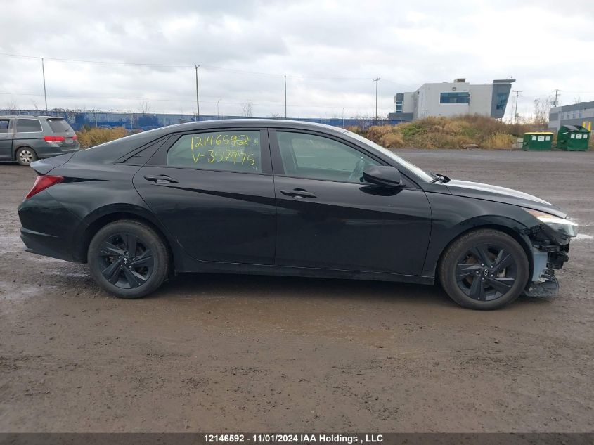 2022 Hyundai Elantra Preferred Ivt VIN: KMHLM4AG8NU357975 Lot: 12146592