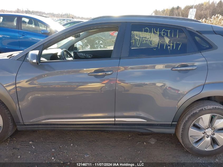 2021 Hyundai Kona Electric Preferred VIN: KM8K23AG6MU099417 Lot: 12146711