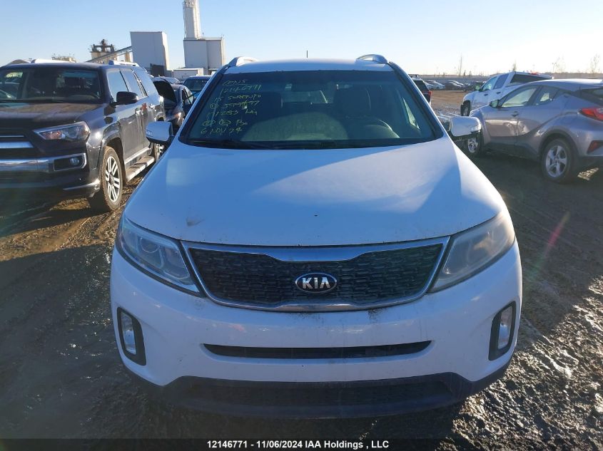 2015 Kia Sorento VIN: 5XYKTCA63FG599497 Lot: 12146771