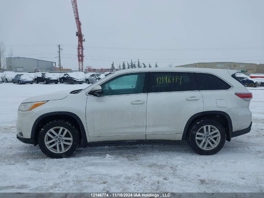 2016 Toyota Highlander Le VIN: 5TDBKRFH4GS225467 Lot: 12146774