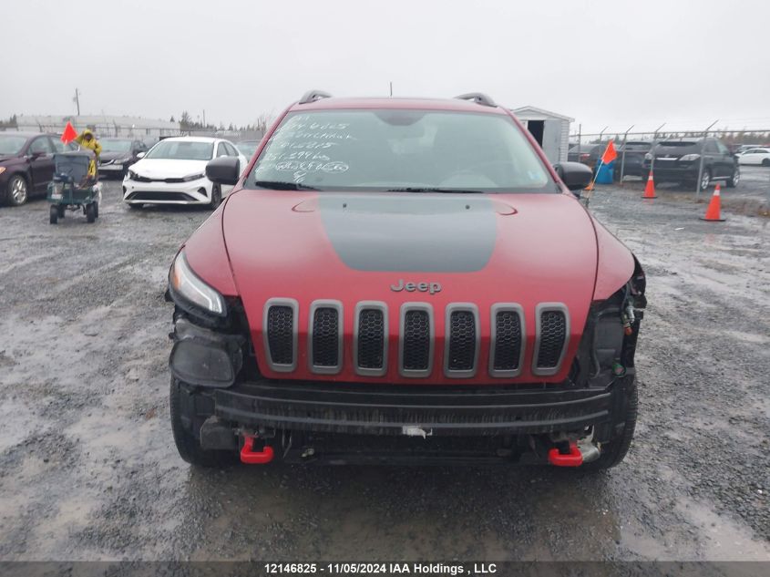 2016 Jeep Cherokee Trailhawk VIN: 1C4PJMBSXGW343875 Lot: 12146825