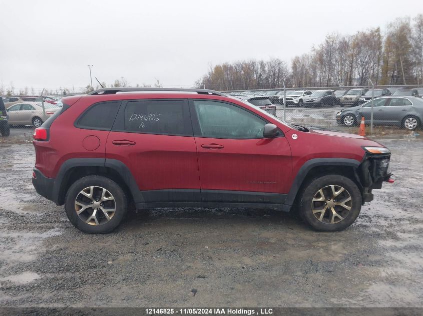 2016 Jeep Cherokee Trailhawk VIN: 1C4PJMBSXGW343875 Lot: 12146825