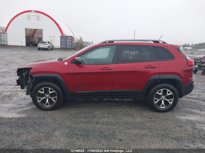 2016 Jeep Cherokee Trailhawk VIN: 1C4PJMBSXGW343875 Lot: 12146825