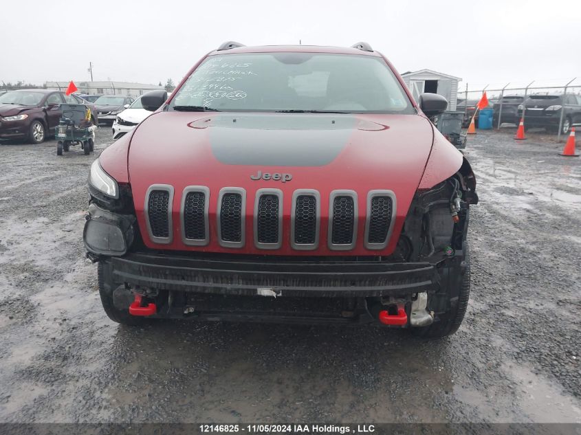 2016 Jeep Cherokee Trailhawk VIN: 1C4PJMBSXGW343875 Lot: 12146825