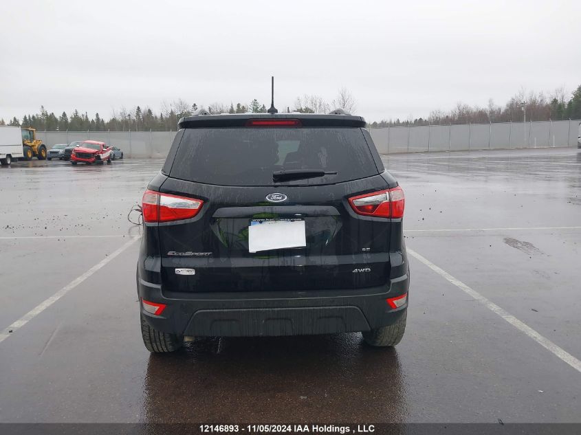 2020 Ford Ecosport Se VIN: MAJ6S3GL4LC329797 Lot: 12146893