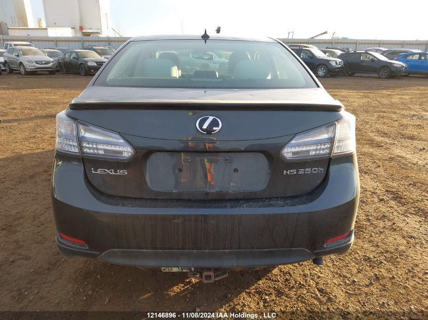 2010 Lexus Hs 250H VIN: JTHBB1BA9A2012179 Lot: 12146896