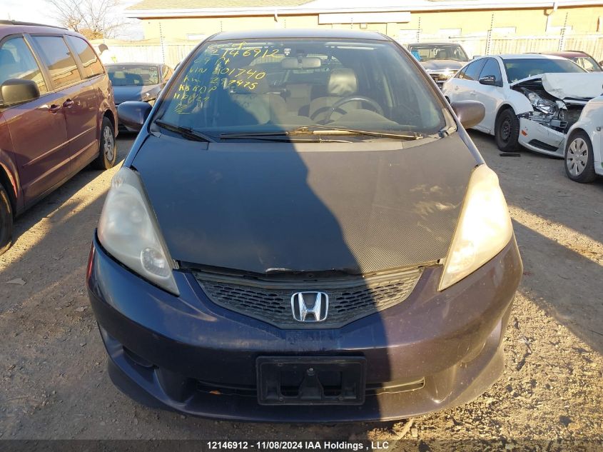 2009 Honda Fit VIN: JHMGE888X9S801740 Lot: 12146912