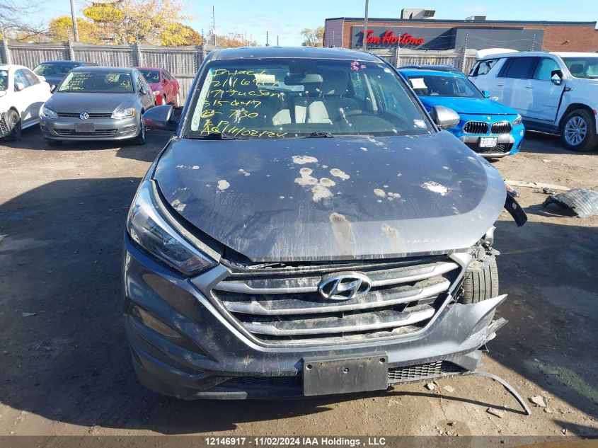 2017 Hyundai Tucson VIN: KM8J2CA42HU515647 Lot: 12146917