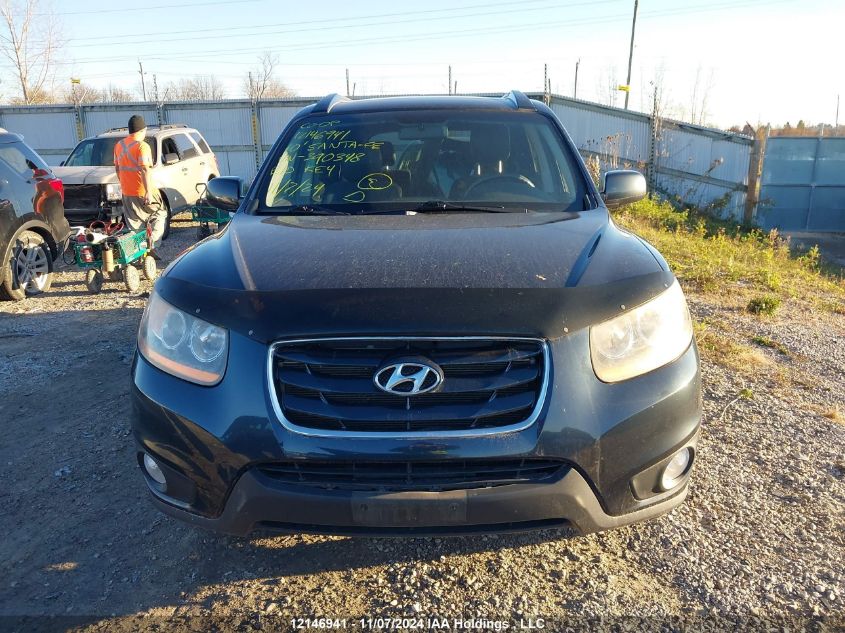 2010 Hyundai Santa Fe Gls VIN: 5NMSGDAG2AH390348 Lot: 12146941