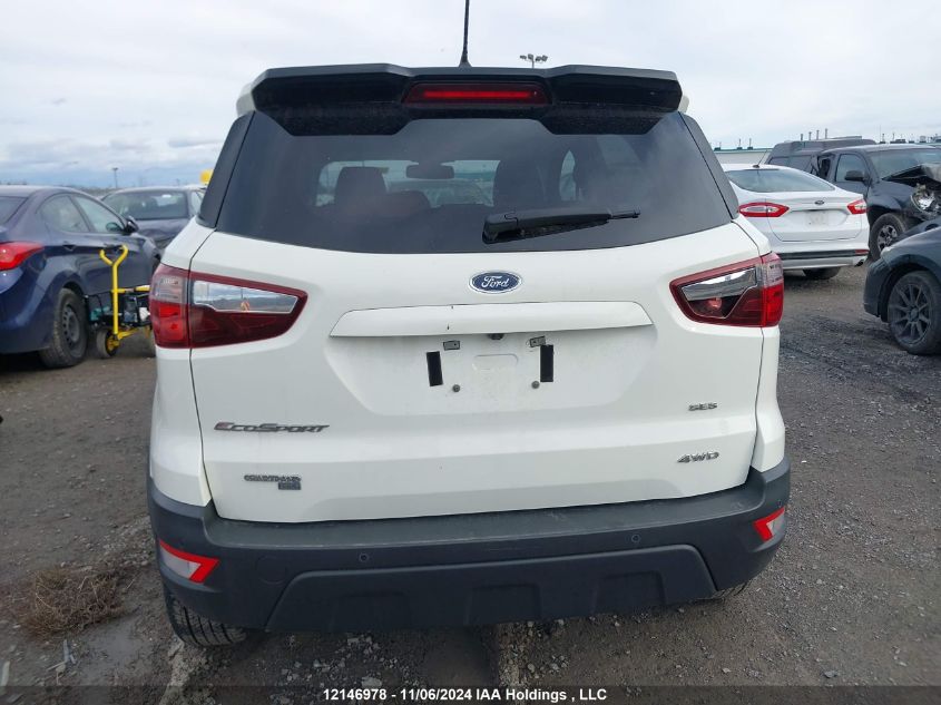 2020 Ford Ecosport Ses VIN: MAJ6S3JL9LC314480 Lot: 12146978