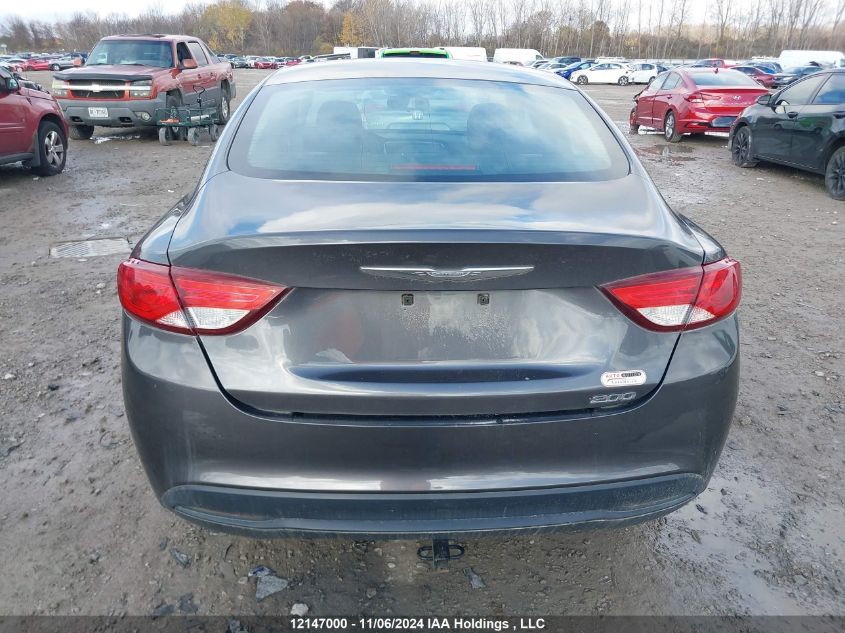 2016 Chrysler 200 Lx VIN: 1C3CCCFB9GN153105 Lot: 12147000