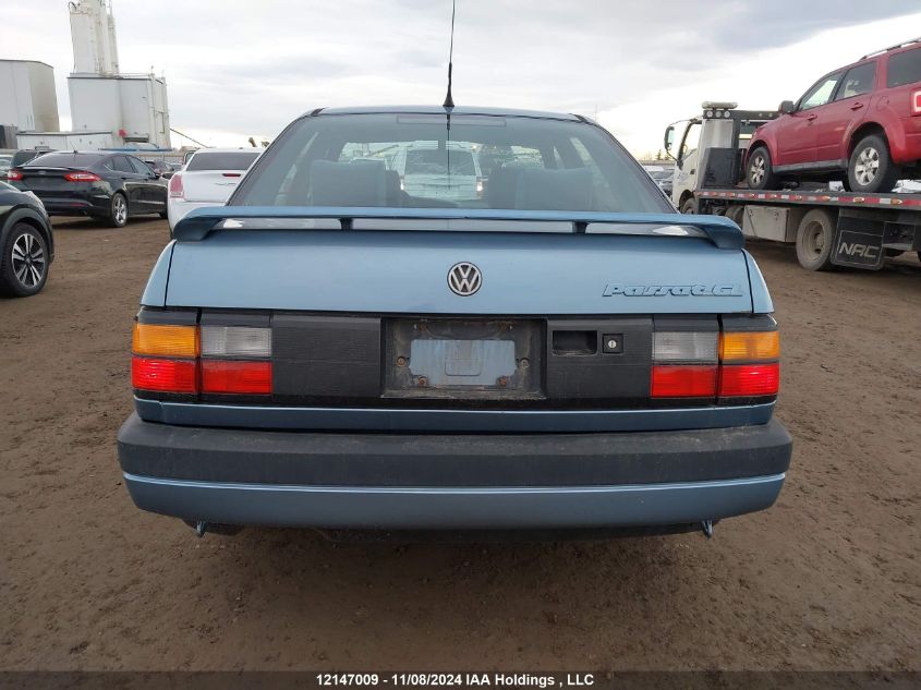 1991 Volkswagen Passat VIN: WVWEB0318ME213419 Lot: 12147009