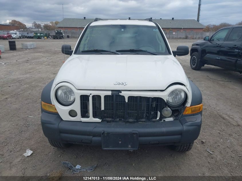 2006 Jeep Liberty Sport VIN: 1J4GL48K16W256375 Lot: 12147013